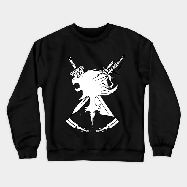 Final Heroes Crewneck Sweatshirt by juttatis